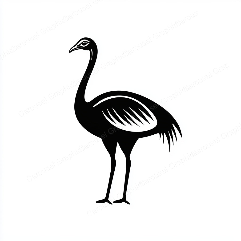 Ostrich Vector Graphic preview