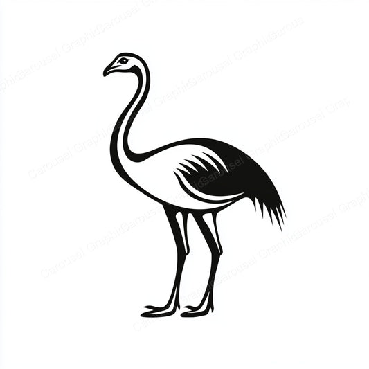 Ostrich Vector Graphic preview