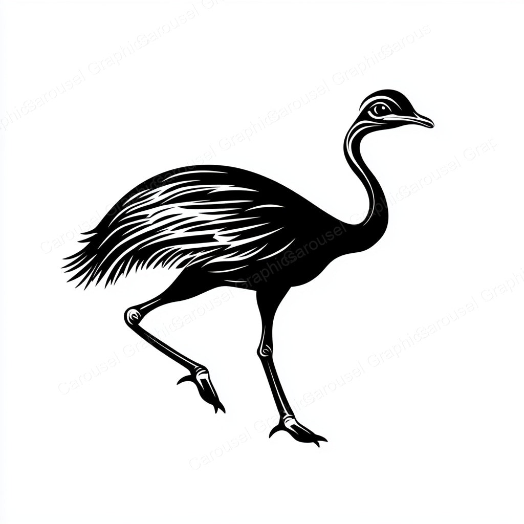 Ostrich Vector Graphic preview
