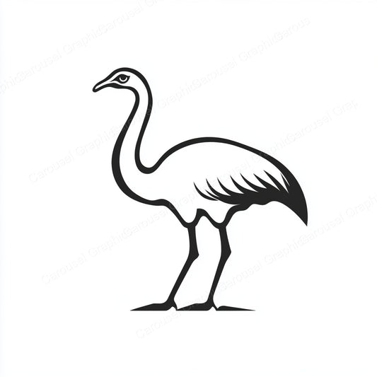 Ostrich Vector Graphic preview
