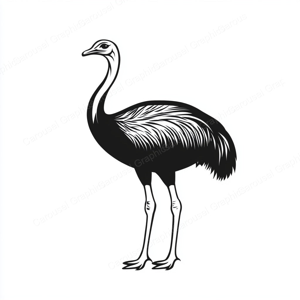 Ostrich Vector Graphic preview