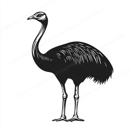 Ostrich Vector Graphic preview