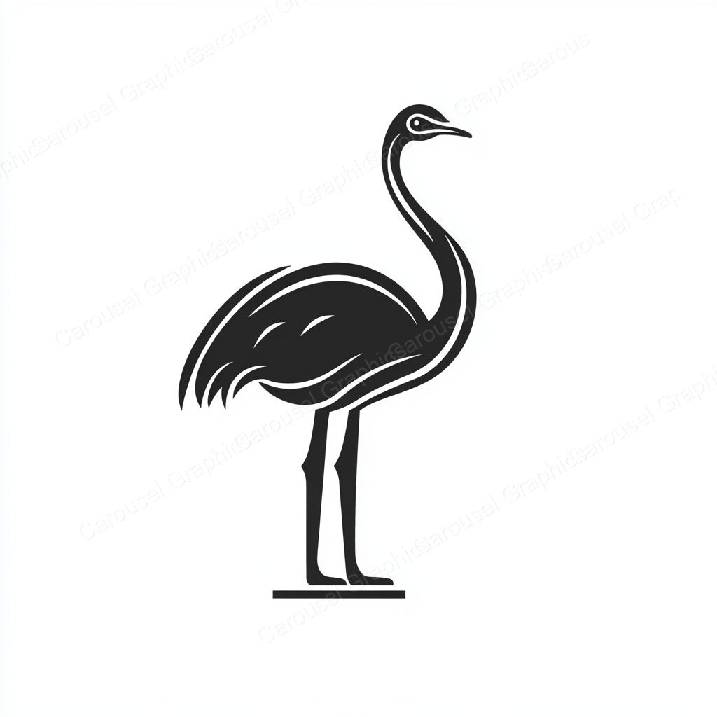Ostrich Vector Graphic preview