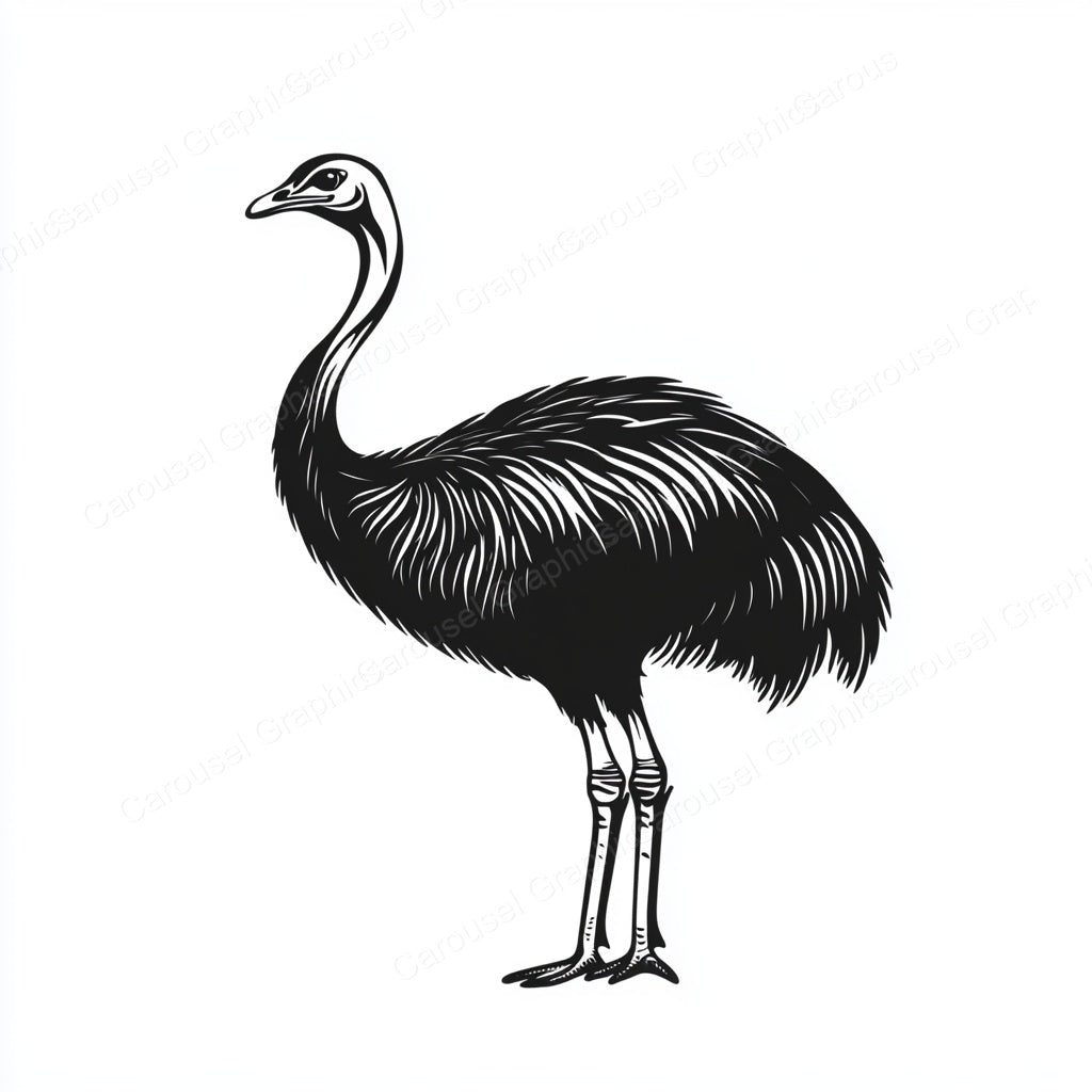 Ostrich Vector Graphic preview