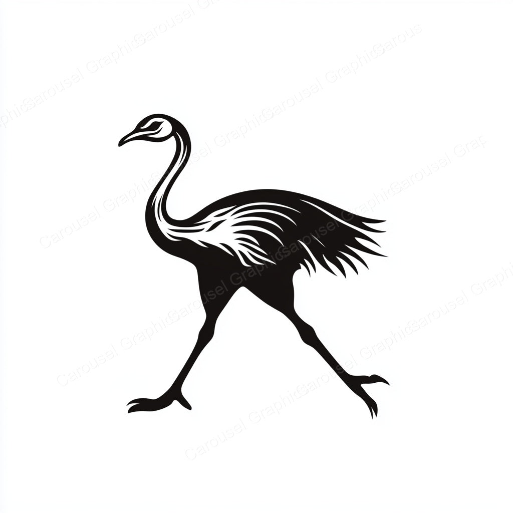 Ostrich Vector Graphic preview
