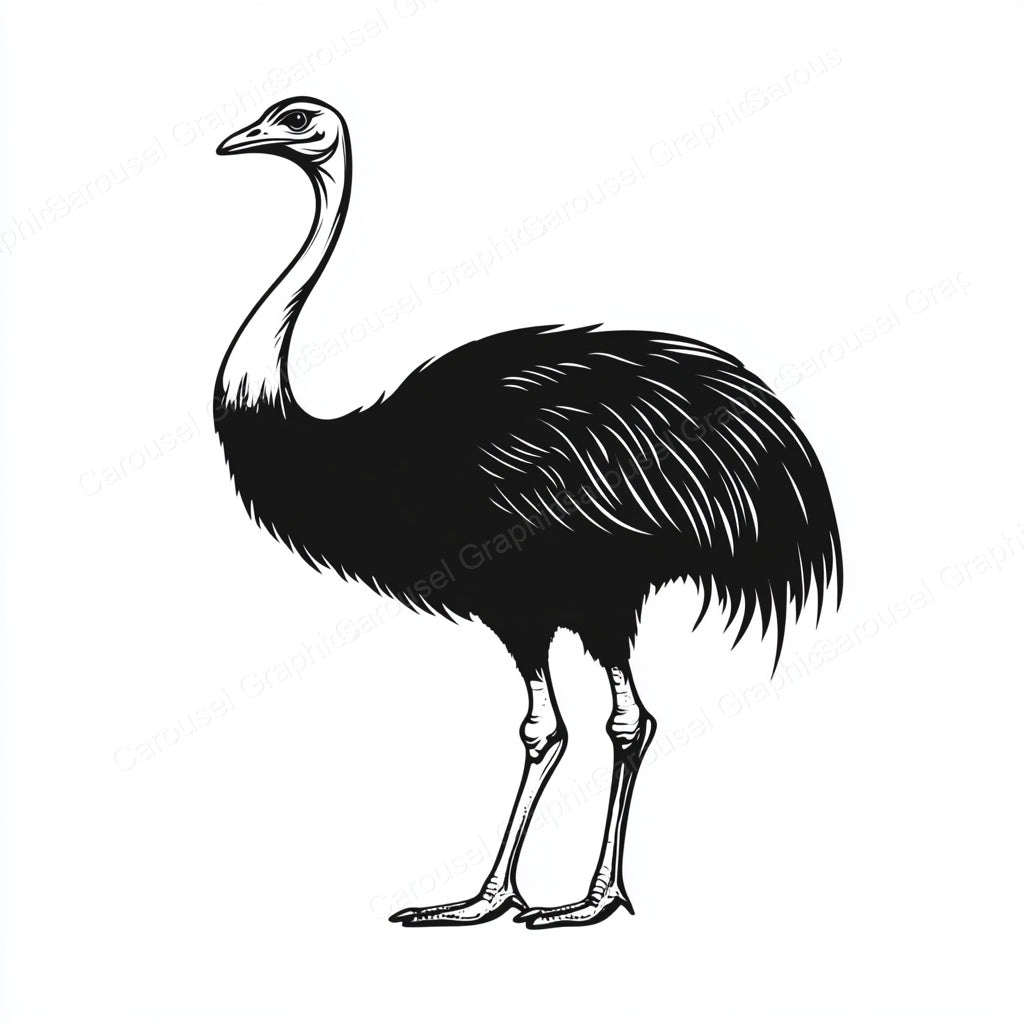 Ostrich Vector Graphic preview