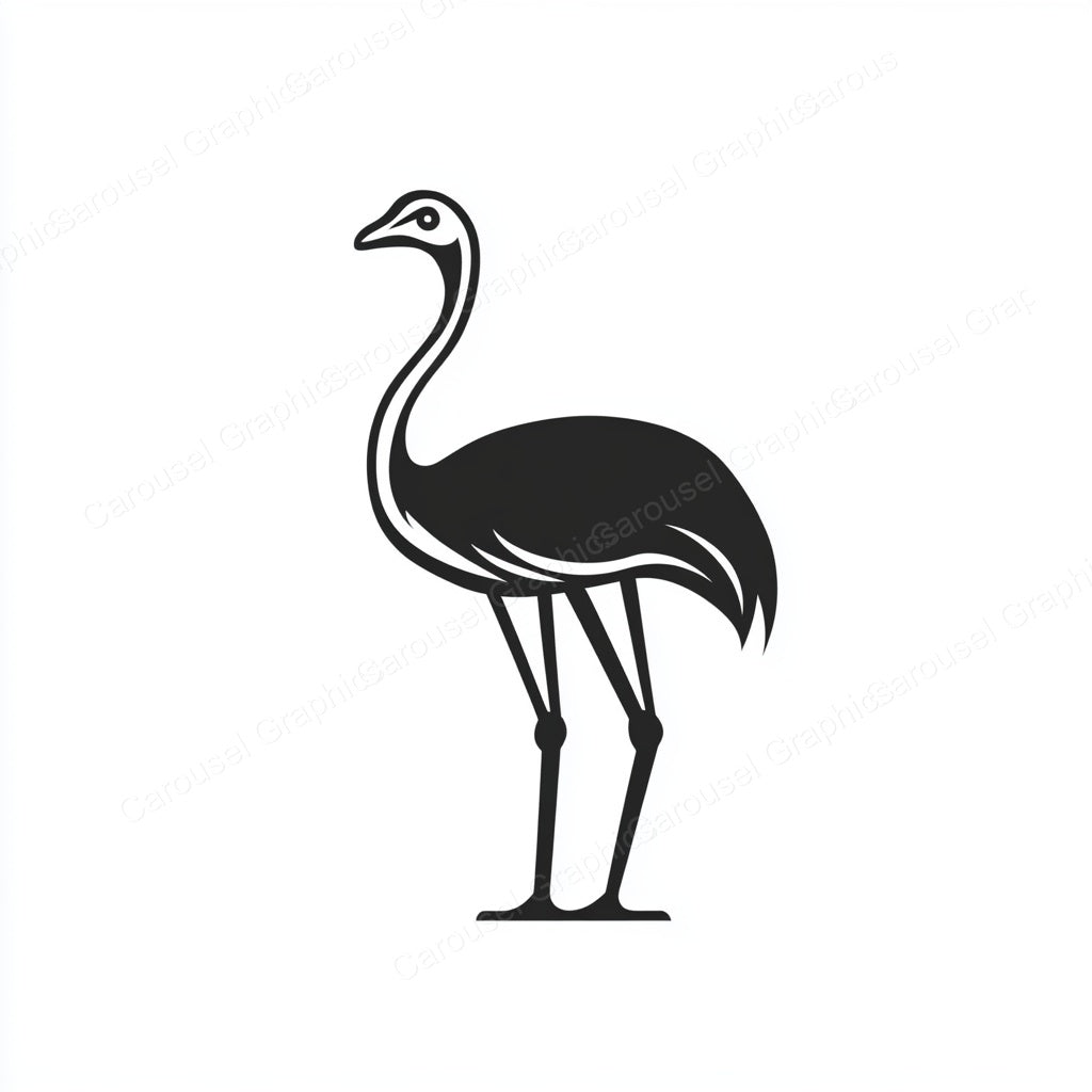 Ostrich Vector Graphic preview