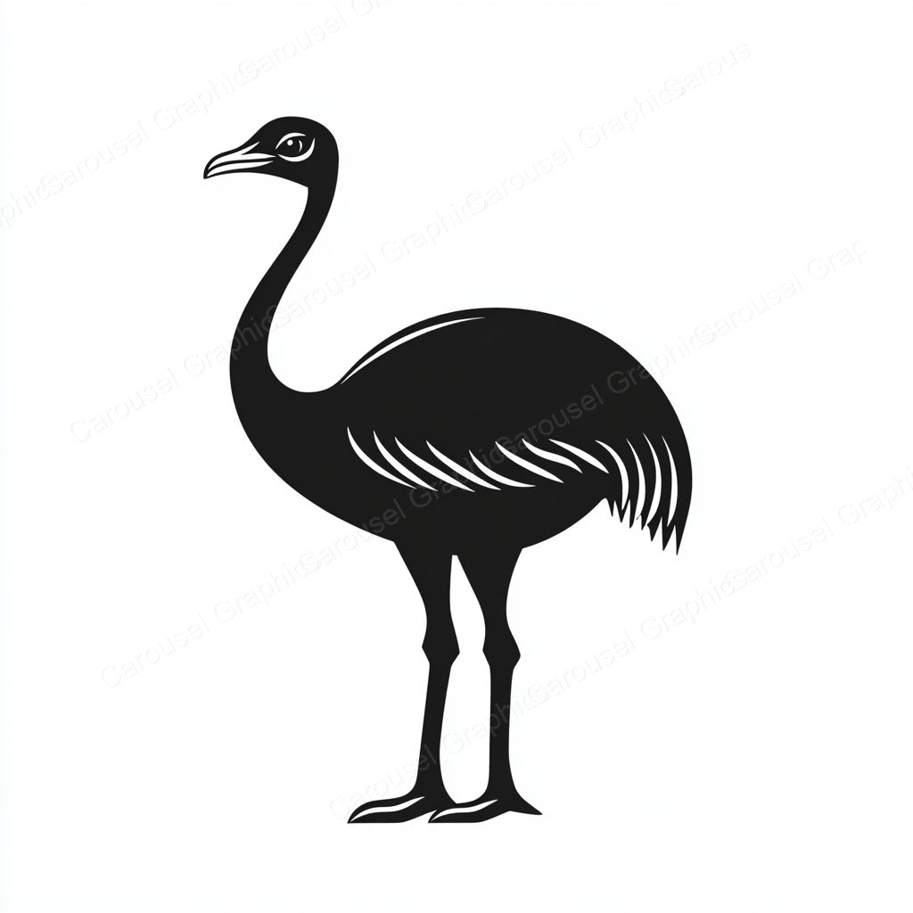Ostrich Vector Graphic preview
