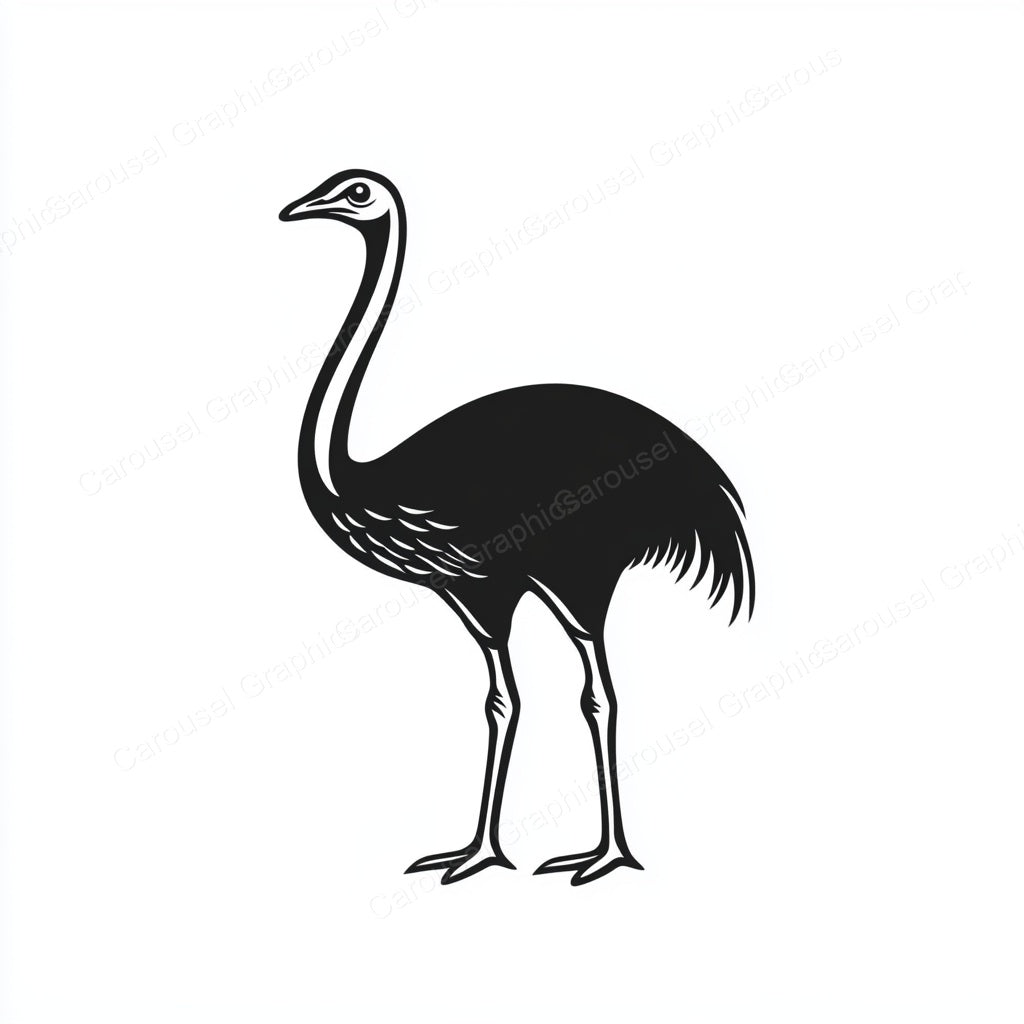 Ostrich Vector Graphic preview