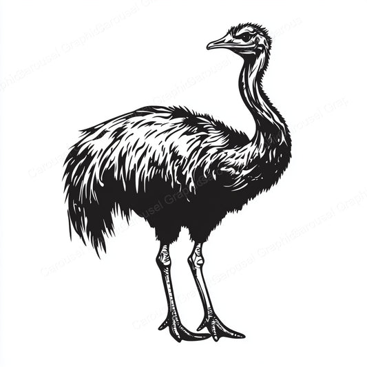 Ostrich Vector Graphic preview