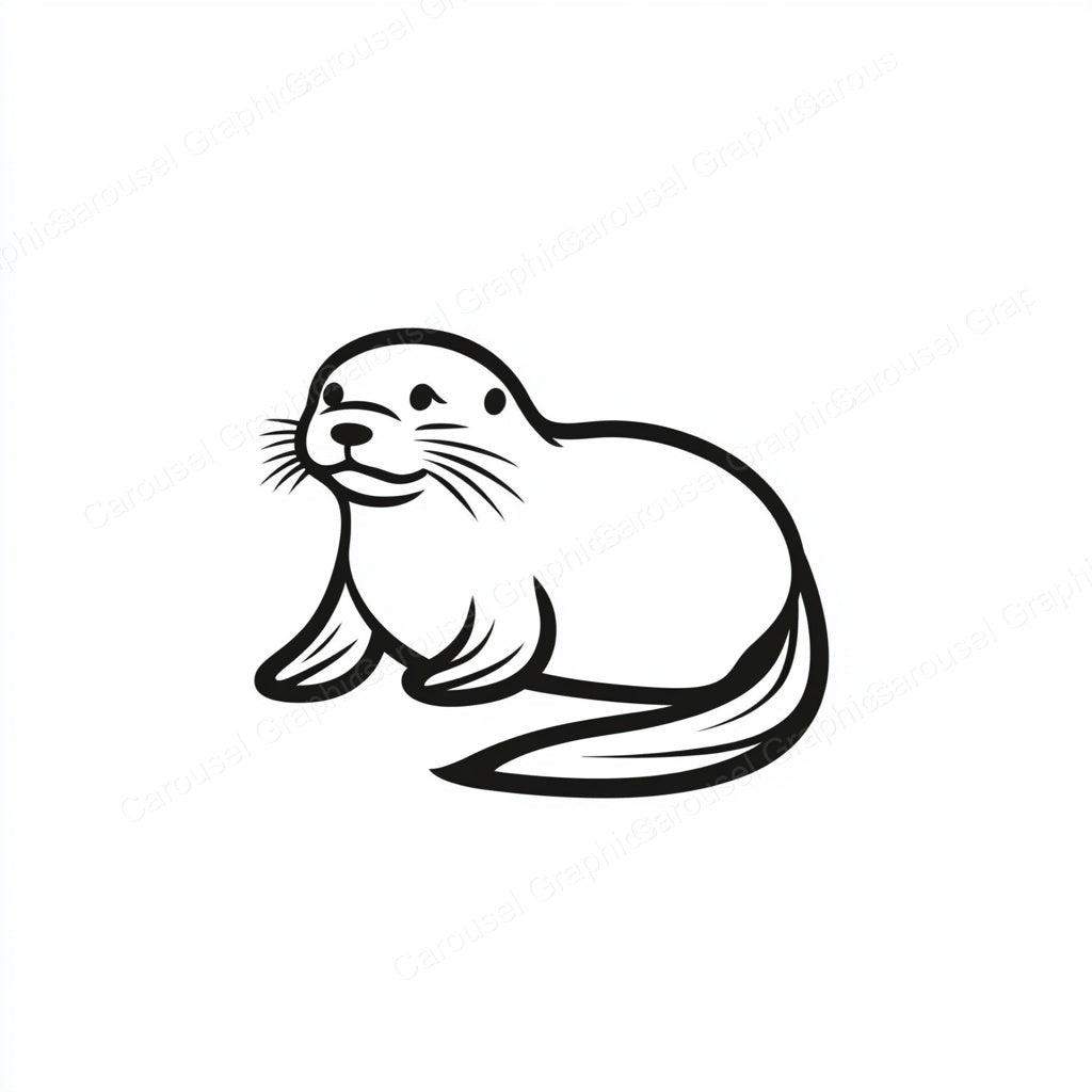 Otter Vector Graphic preview