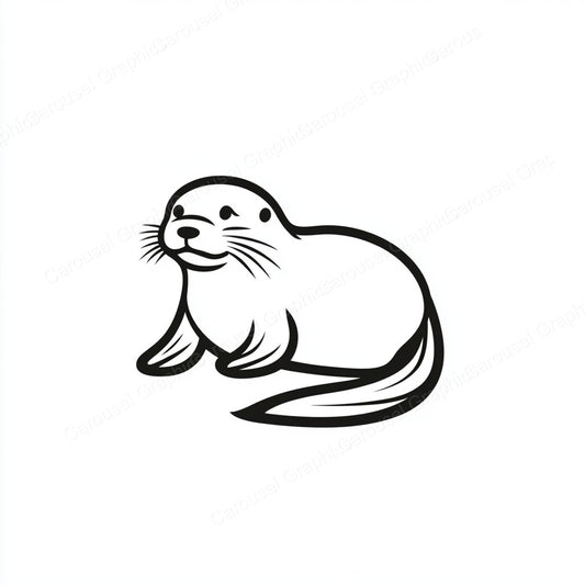Otter Vector Graphic preview
