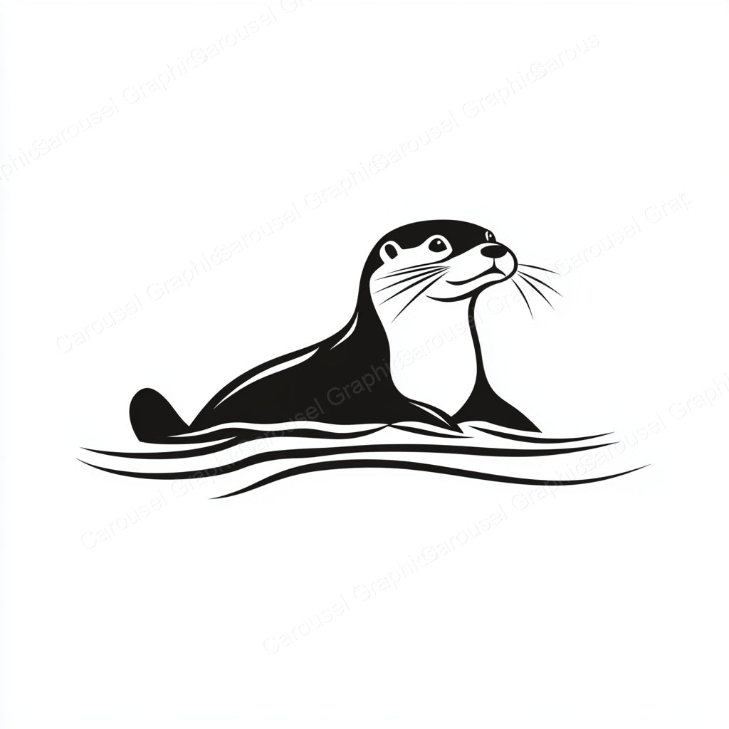 Otter Vector Graphic preview