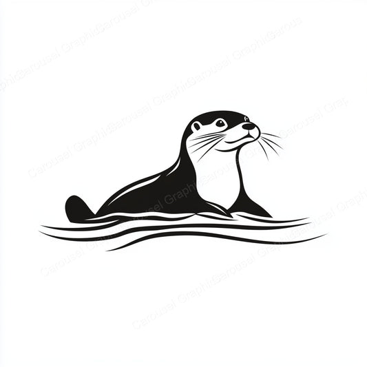 Otter Vector Graphic preview