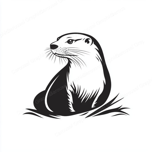 Otter Vector Graphic preview