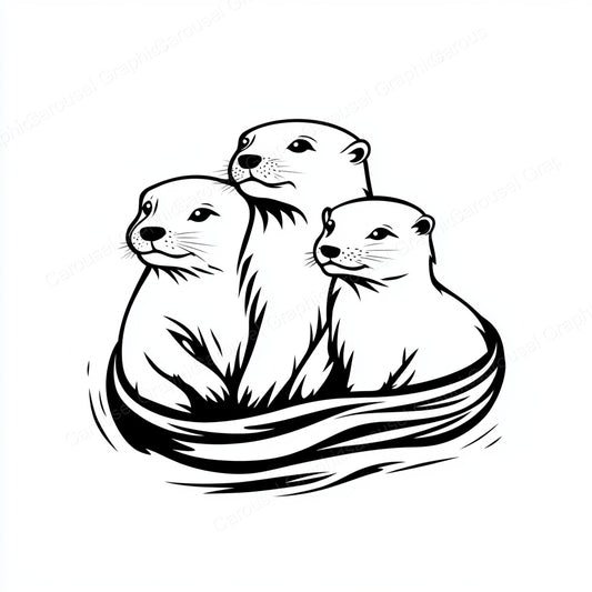 Otter Vector Graphic preview