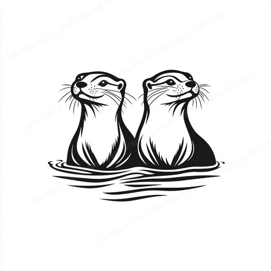 Otter Vector Graphic preview