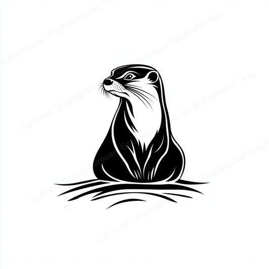 Otter Vector Graphic preview