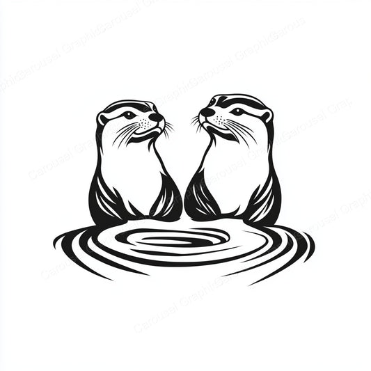 Otter Vector Graphic preview