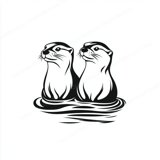 Otter Vector Graphic preview