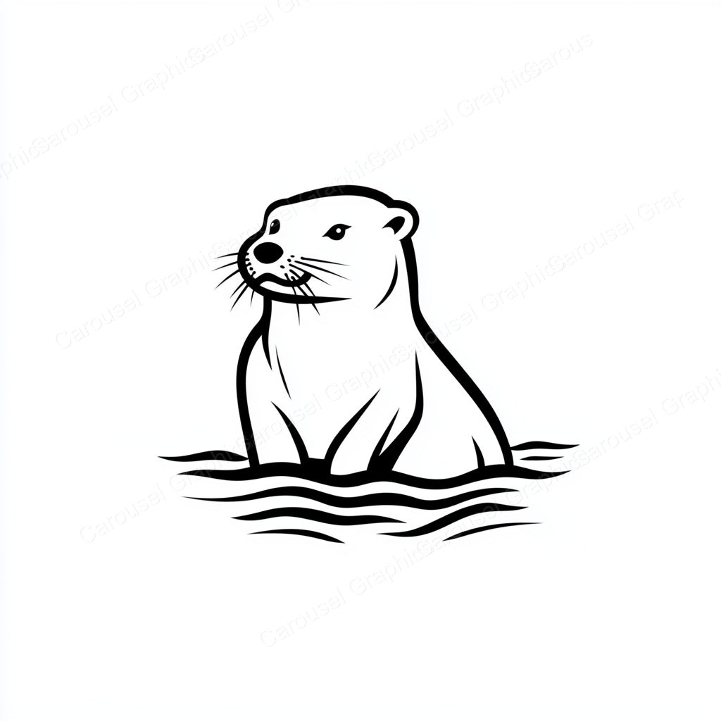Otter Vector Graphic preview