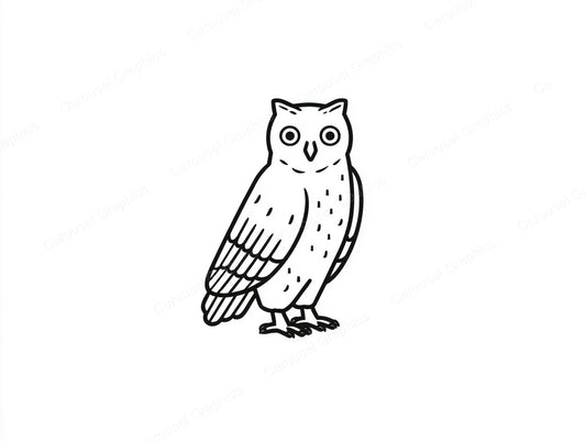 Owl Vector Graphic preview