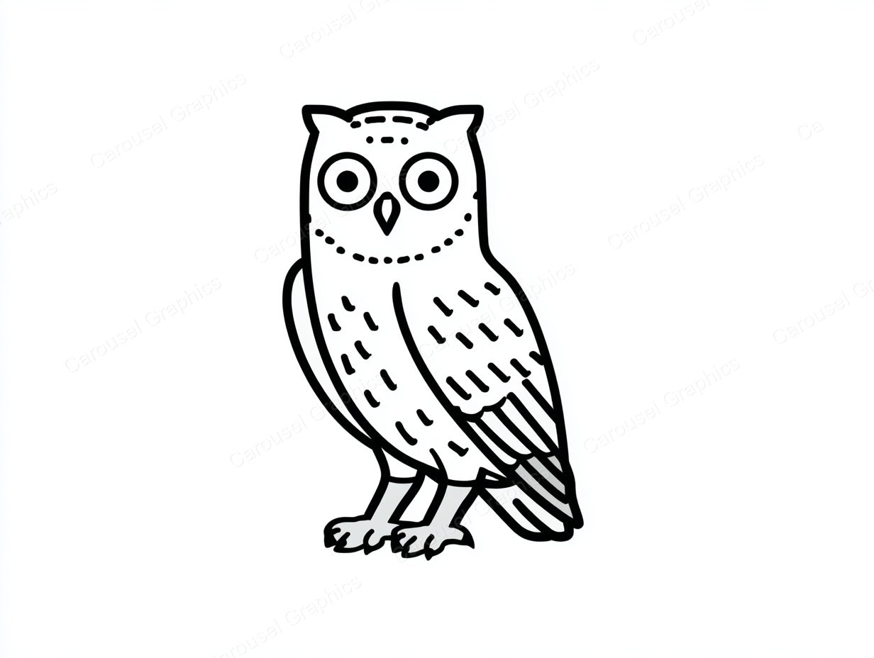 Owl Vector Graphic preview