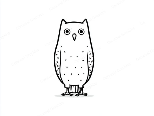 Owl Vector Graphic preview