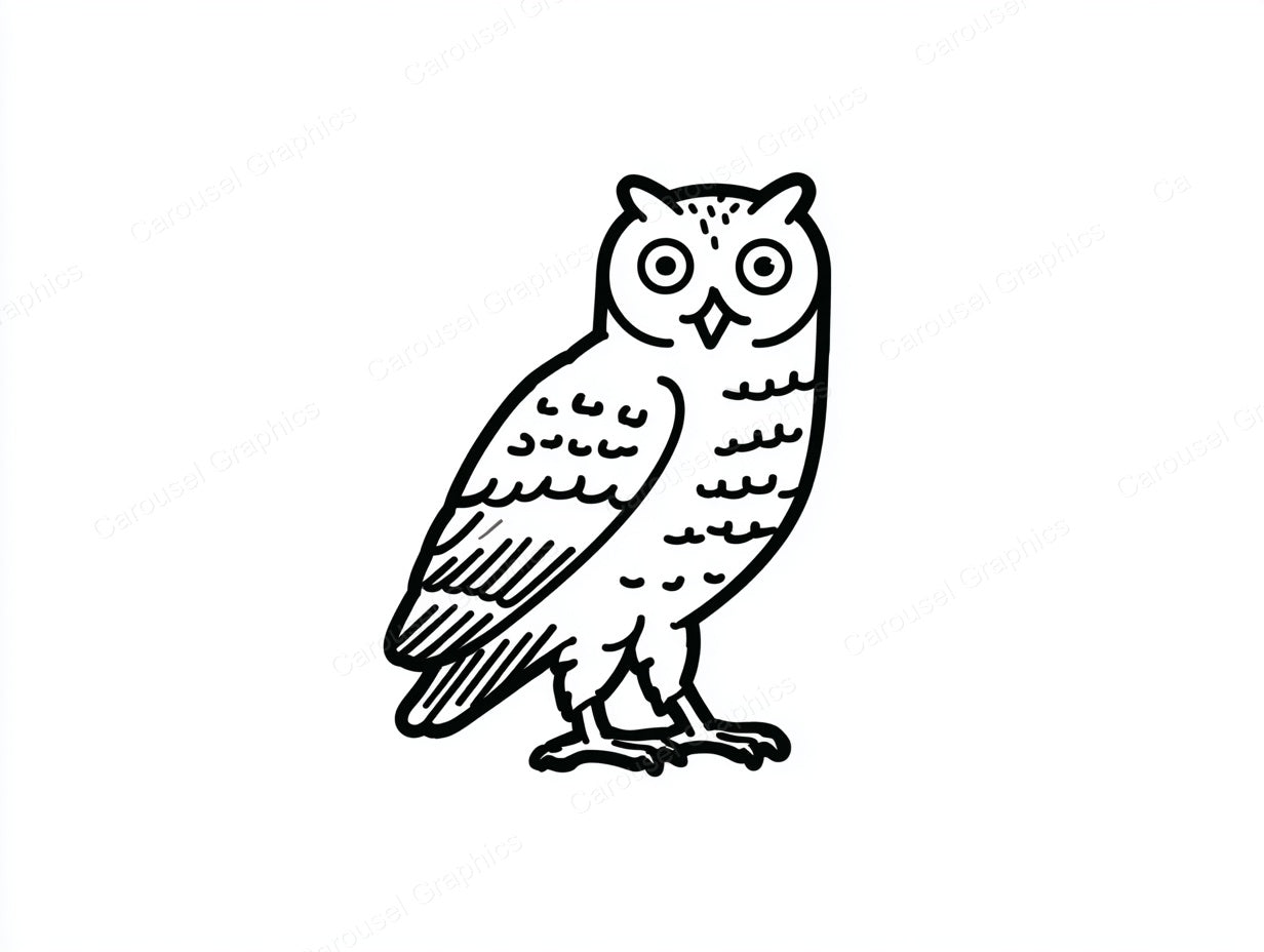 Owl Vector Graphic preview
