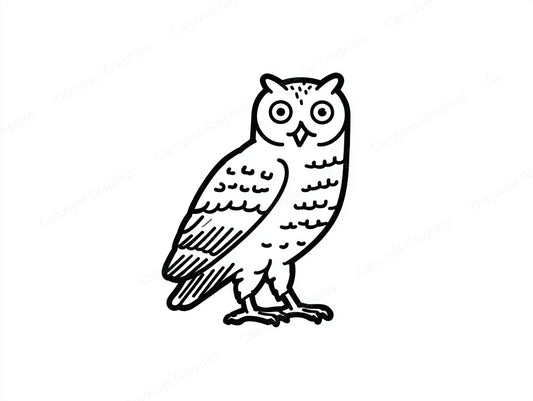 Owl Vector Graphic preview