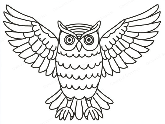 Owl Vector Graphic preview