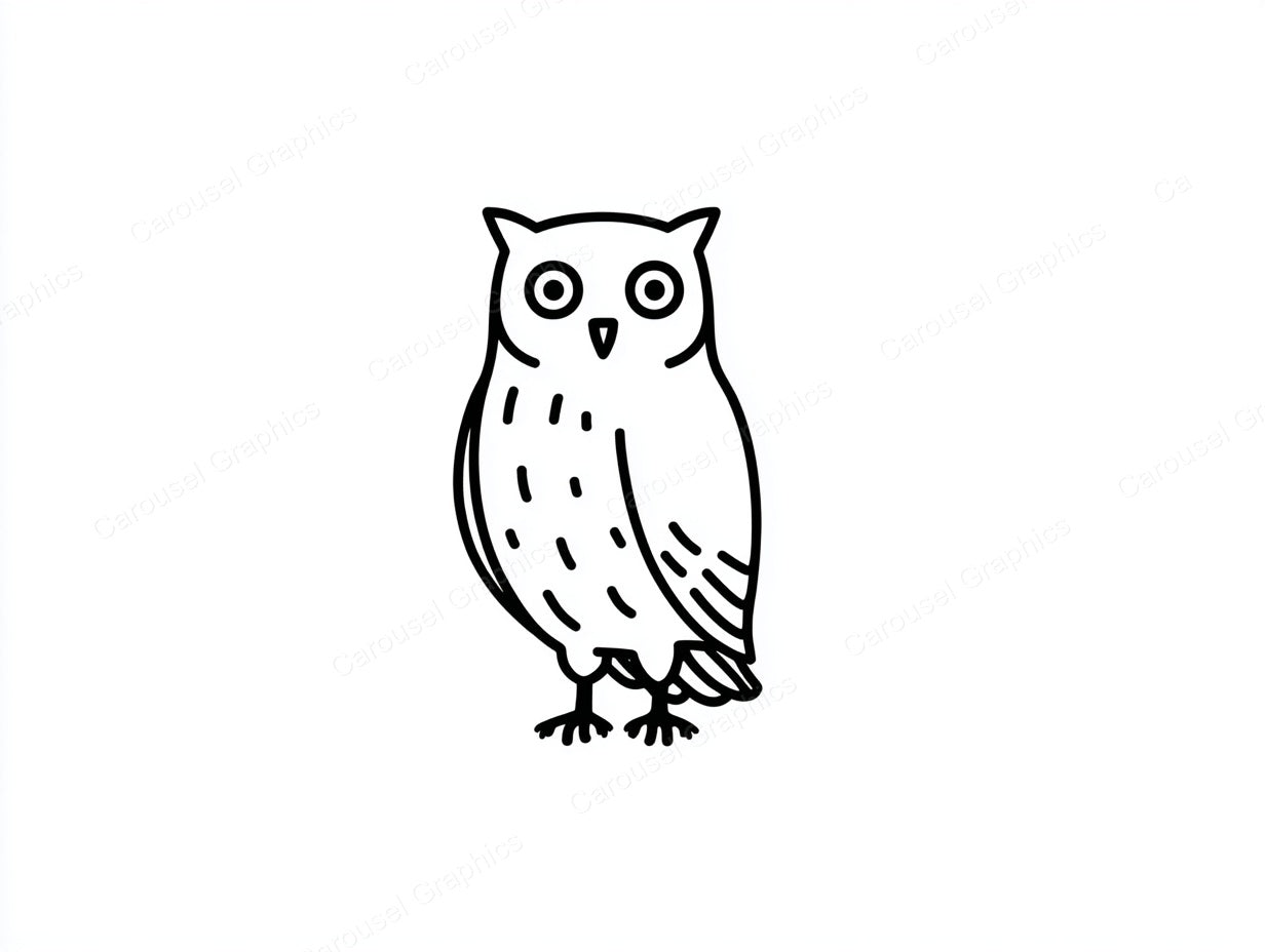 Owl Vector Graphic preview