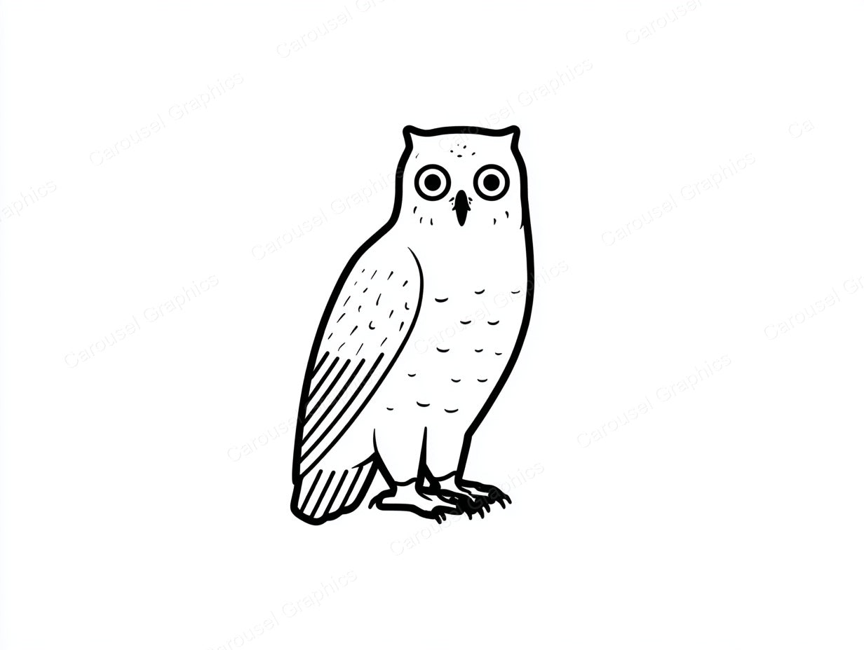 Owl Vector Graphic preview