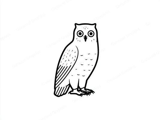 Owl Vector Graphic preview