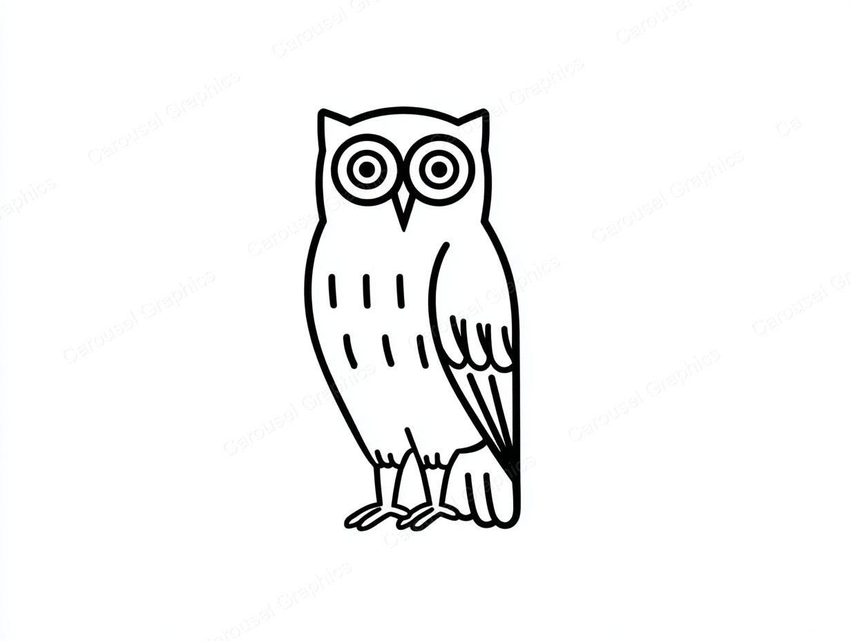 Owl Vector Graphic preview
