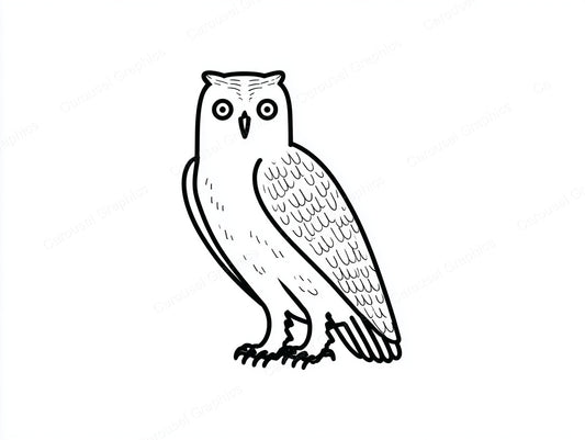 Owl Vector Graphic preview