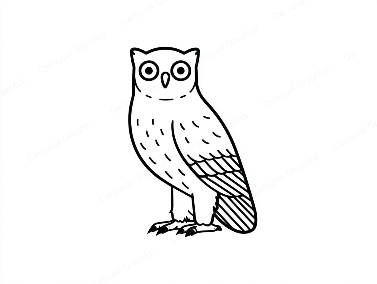 Owl Vector Graphic preview