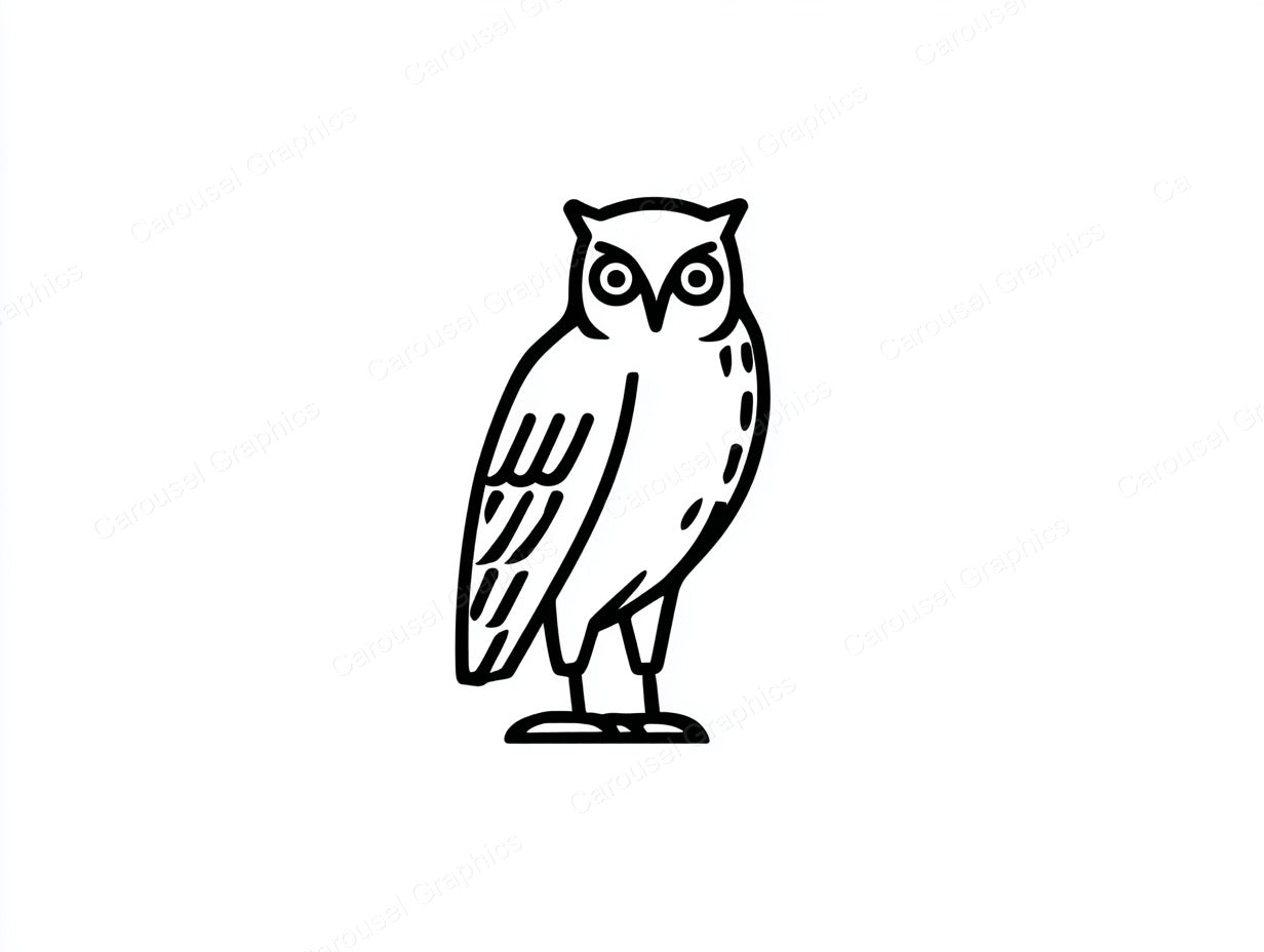 Owl Vector Graphic preview