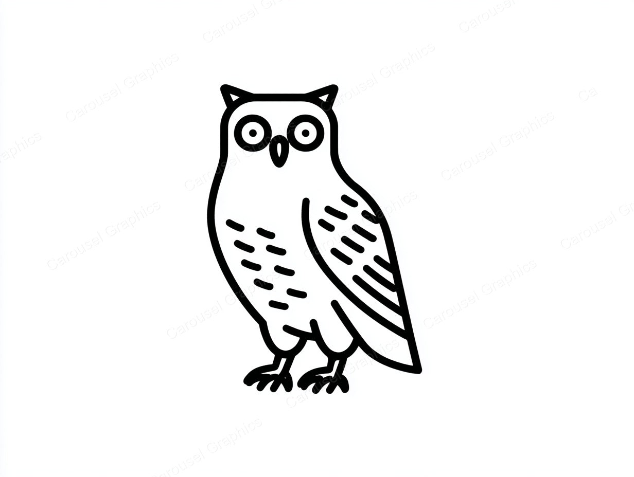 Owl Vector Graphic preview