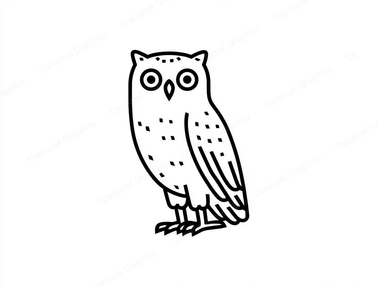 Owl Vector Graphic preview