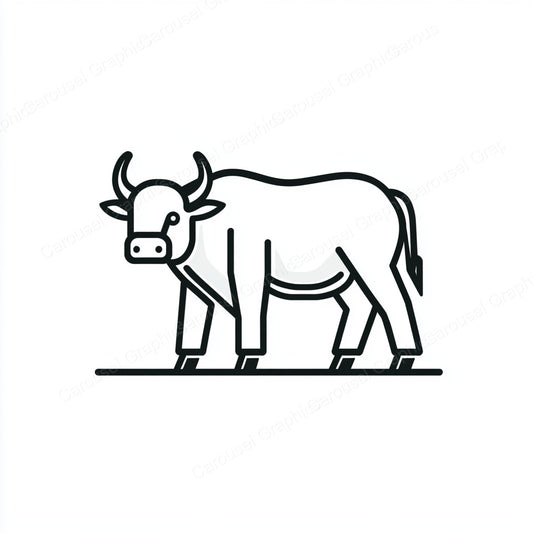 Ox Vector Graphic preview