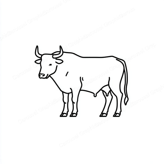 Ox Vector Graphic preview