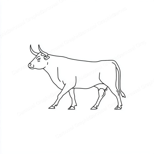 Ox Vector Graphic preview