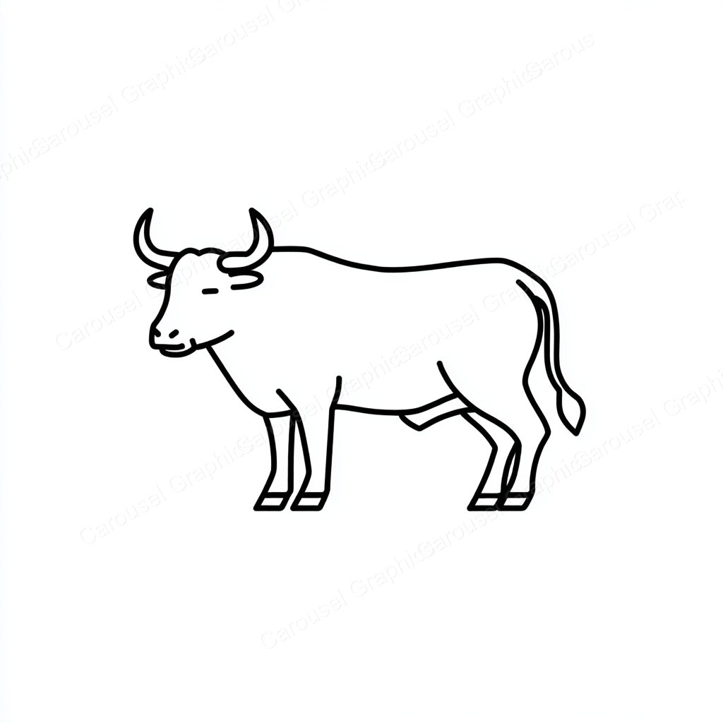 Ox Vector Graphic preview