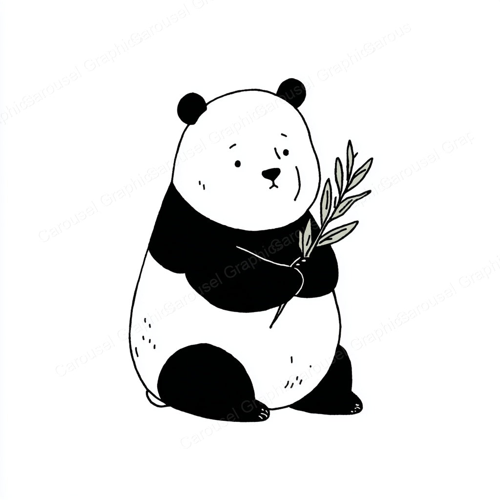 Panda Vector Graphic preview