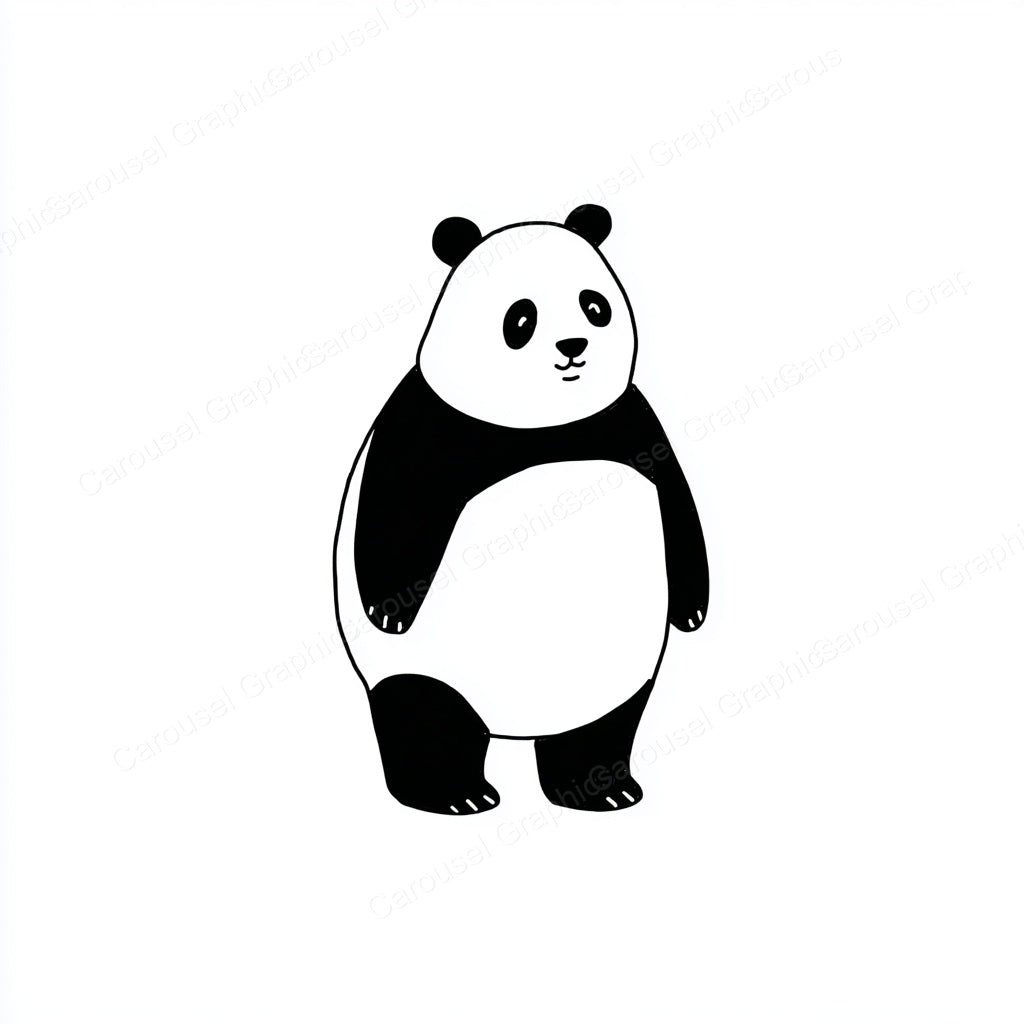 Panda Vector Graphic preview