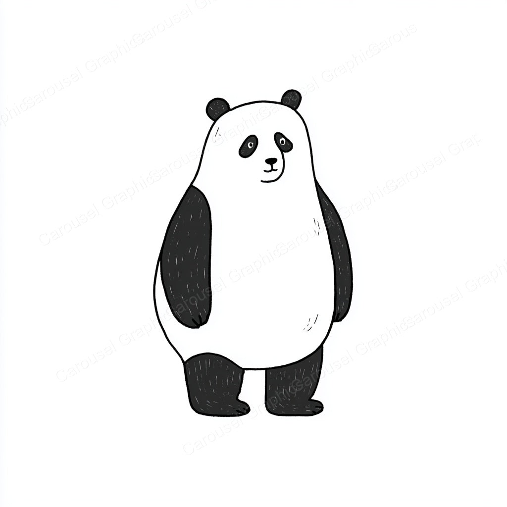 Panda Vector Graphic preview