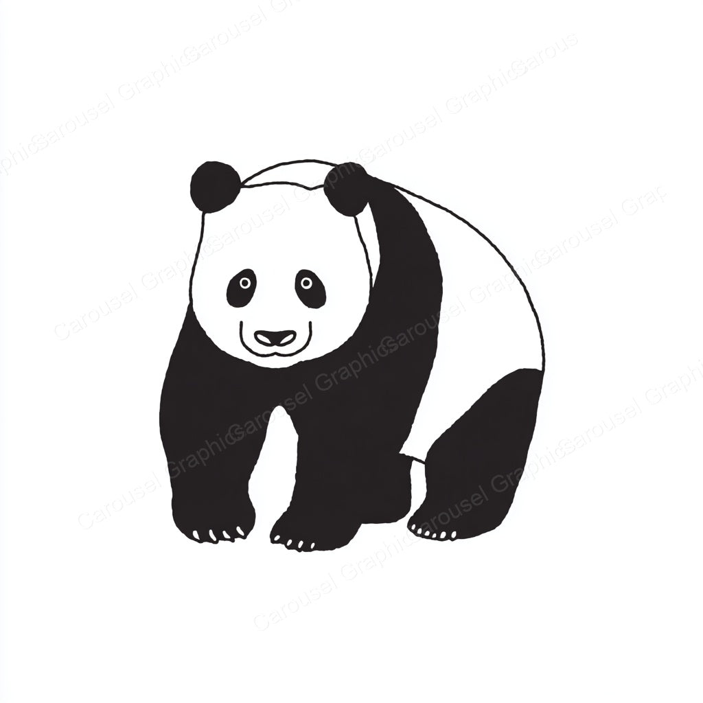 Panda Vector Graphic preview