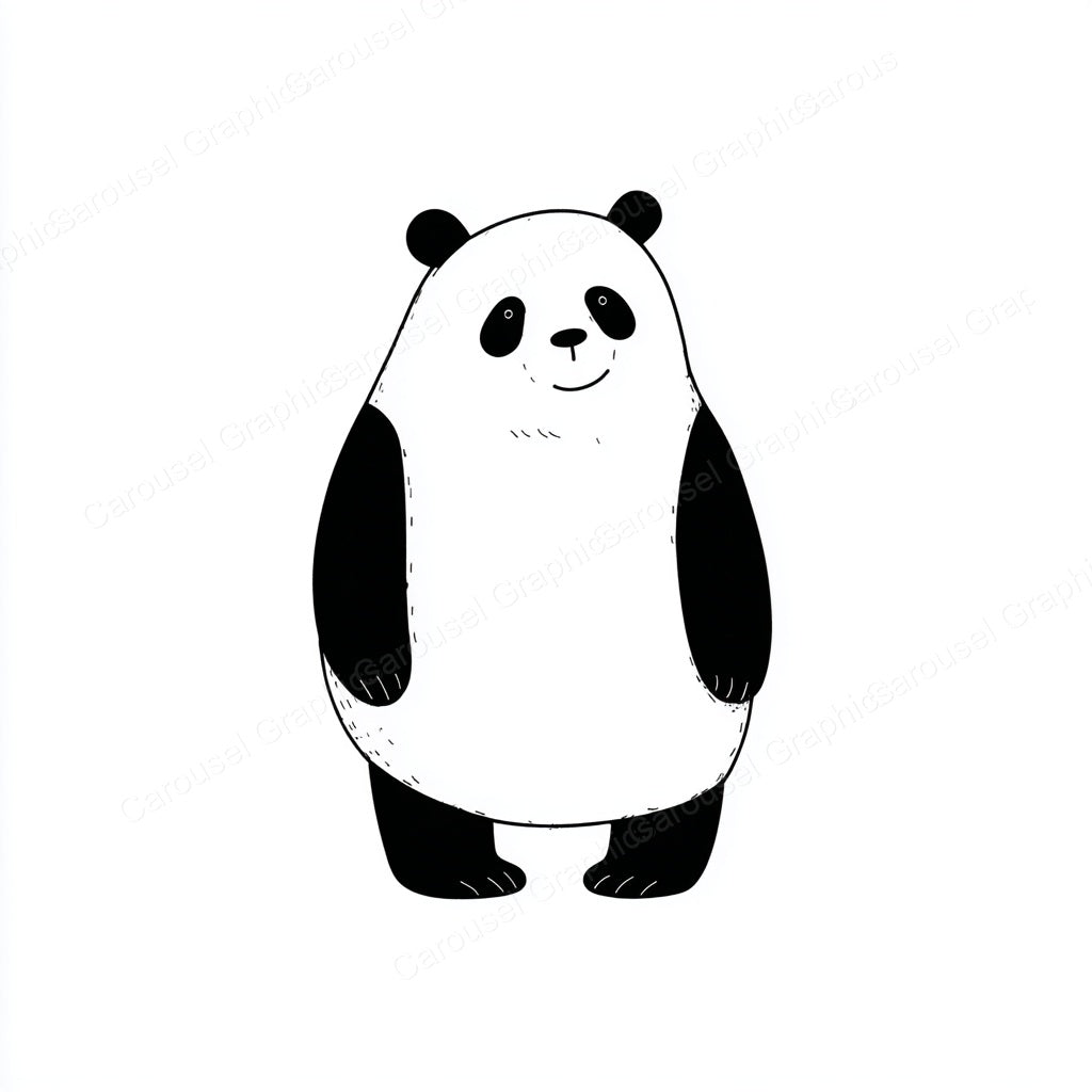 Panda Vector Graphic preview