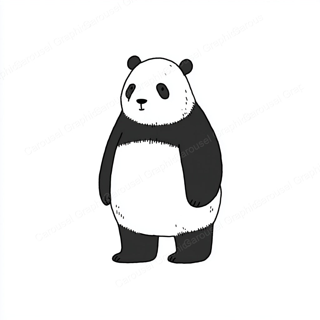 Panda Vector Graphic preview
